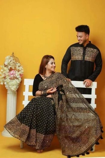 ব্লক প্রিন্ট কাপল সেট BP-36